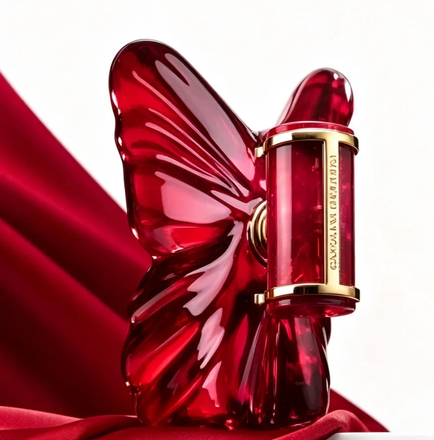 La Bomba Intensa red butterfly shaped perfume bottle, 2.7oz80ml, fruity and floral, rich and full fragrance, lasting fragrance, gift choice