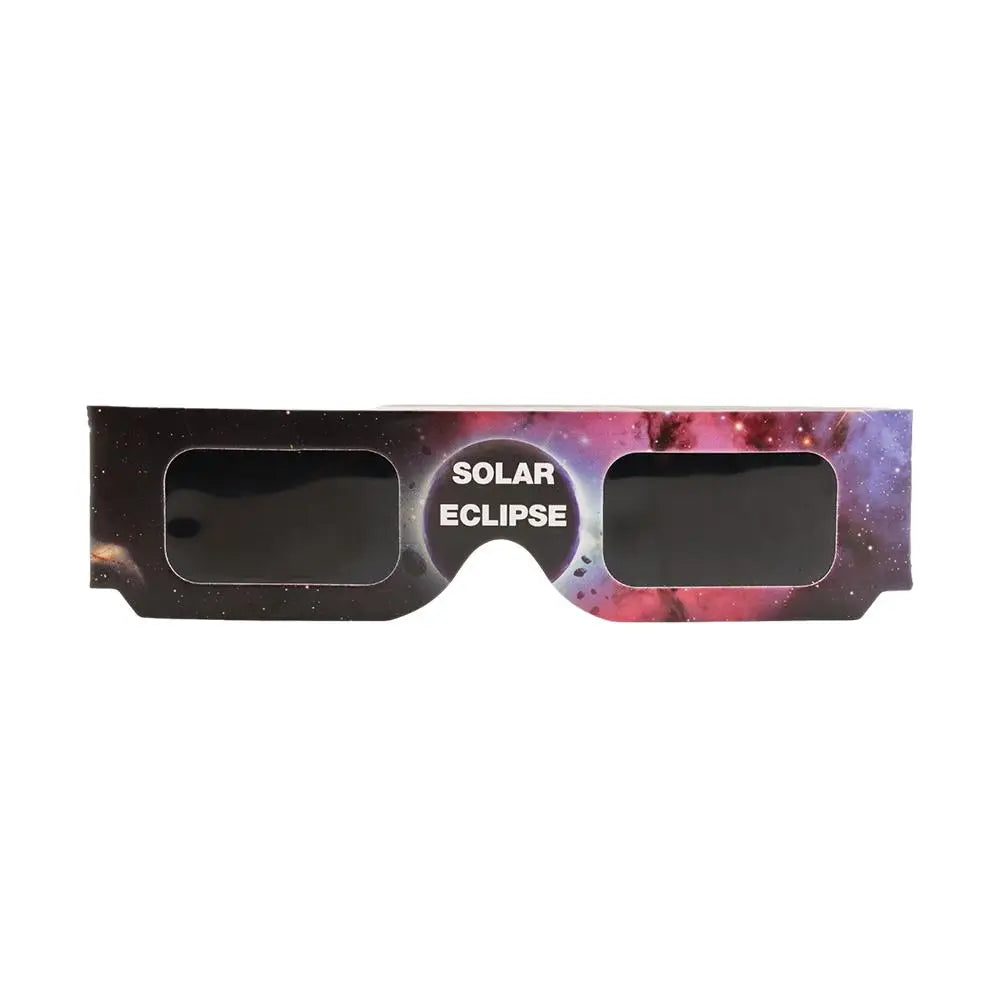 5PCS Solar Eclipse Glasses Anti-uv Glasses Safe Direct Sun Viewing Random Color Paper Frames for Adults Kids Watch Solar Eclipse