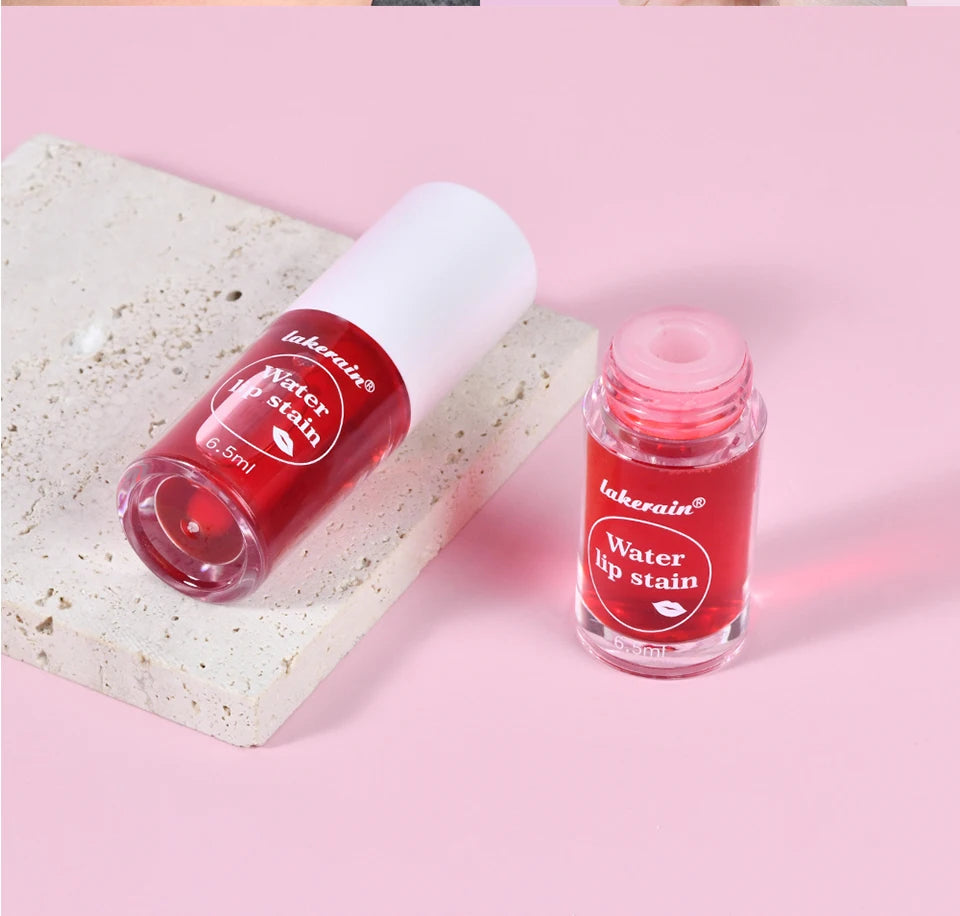 6Colors Water Lip Stain Moisturizing Lip Glaze Long Lasting Lip Ink Face Lip Dual Purpose Waterproof Liquid Cosmetic Makeup