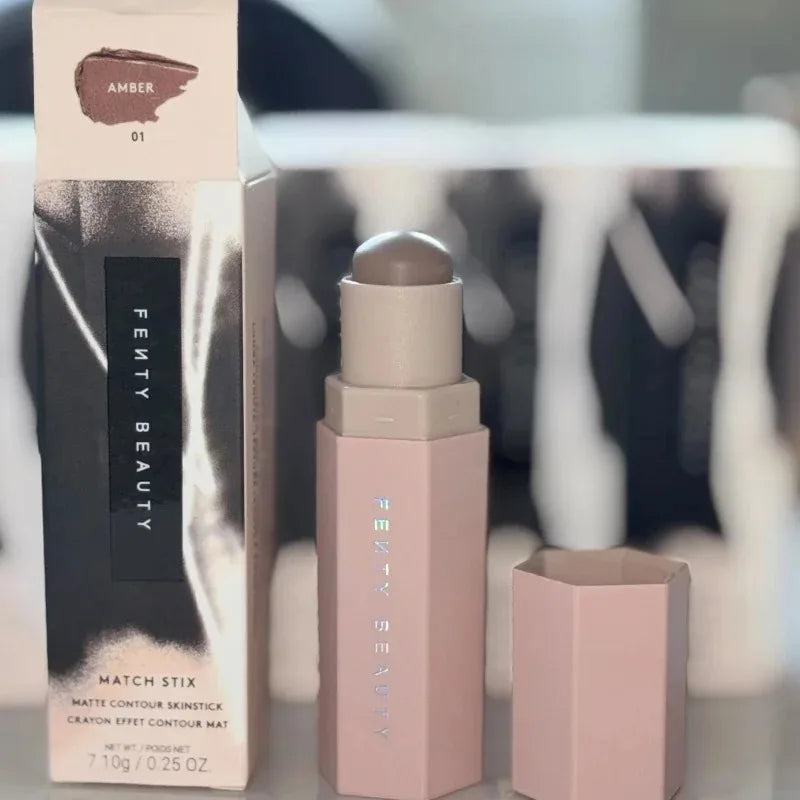 Fenty Beauty Multi-Color Contour Stick Concealer Facial Matte 3D Diamond Highlight Non Fading Water Gloss Lip Glaze Gloss Makeup