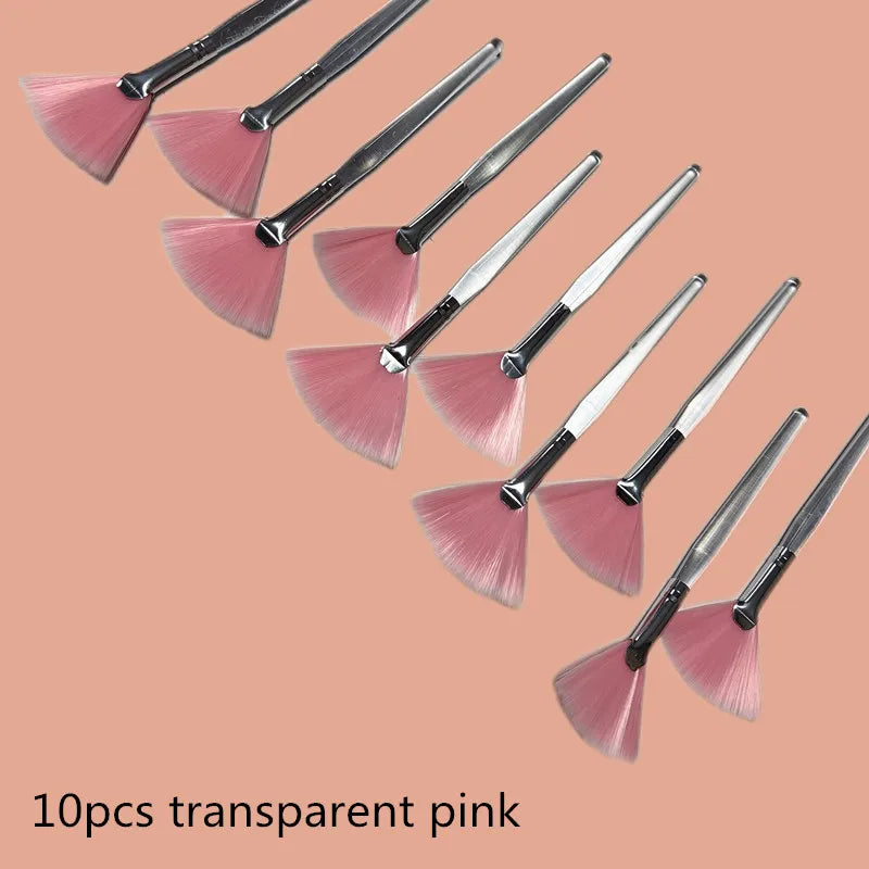 10/20/50Pcs Fan Shape Foundation Makeup Brushes Multifunctional Facial Mask Brush Essential Oil Women'S Beauty Makeup Tools Brush
