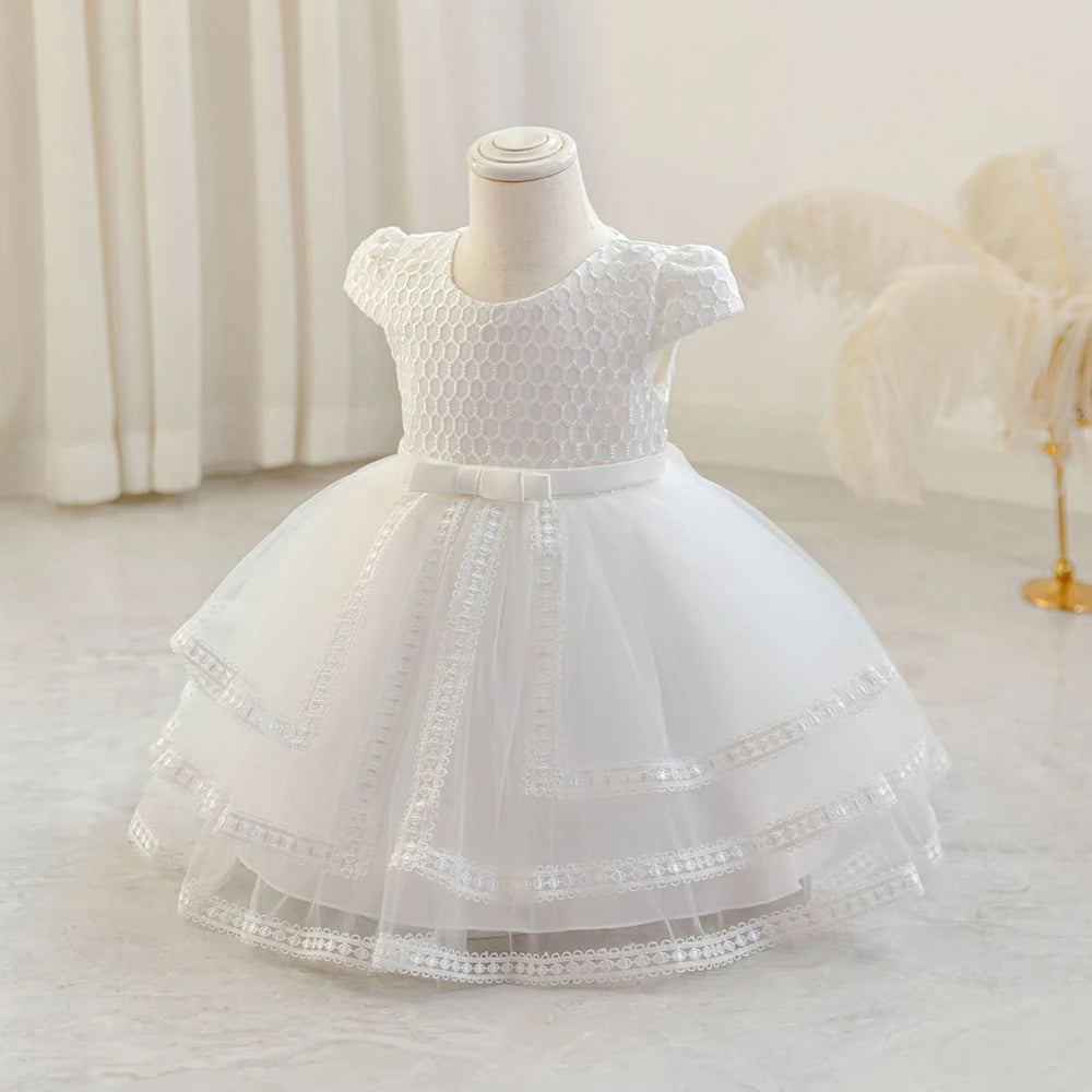 HETISO Toddler Girls Dress Princess Ball Gown for 1st Birthday Party Christmas Holiday Fashion Baby Girl Dress