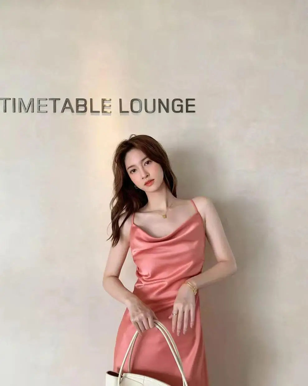 Slimming A-Line Midi Dress Women's Summer 2026 New Style Drapey Strapless Gown Gentle Wind Long Dress Polyester Solid Color