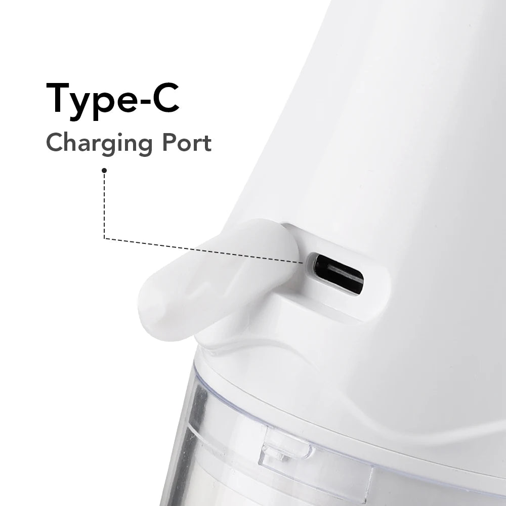 Portable Water Flosser 3 Modes 1200 Pulses/min 220ml Tank 500mAh Rechargeable 360° Nozzle Oral Irrigator Teeth Cleaner Home Use
