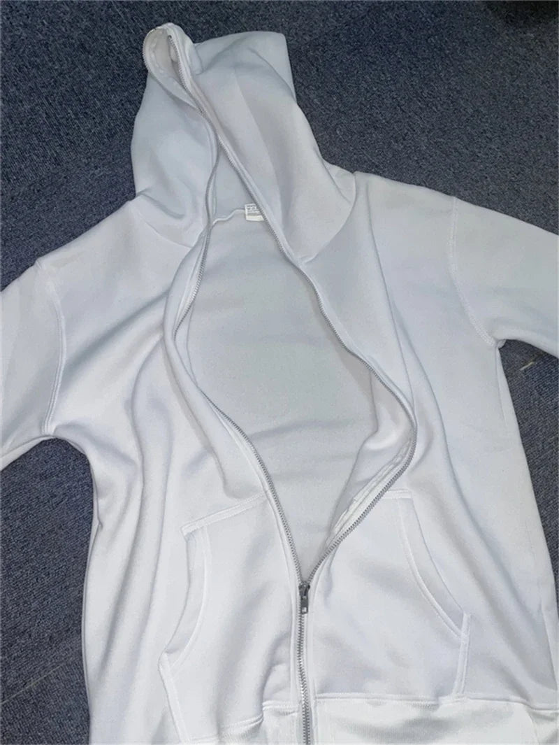 Zipper Hoodies Women'S/Men Trendy Long Sleeve Hooded Fleece Sweatshirt Casual Campus Streetwear Sportswear s High Quality