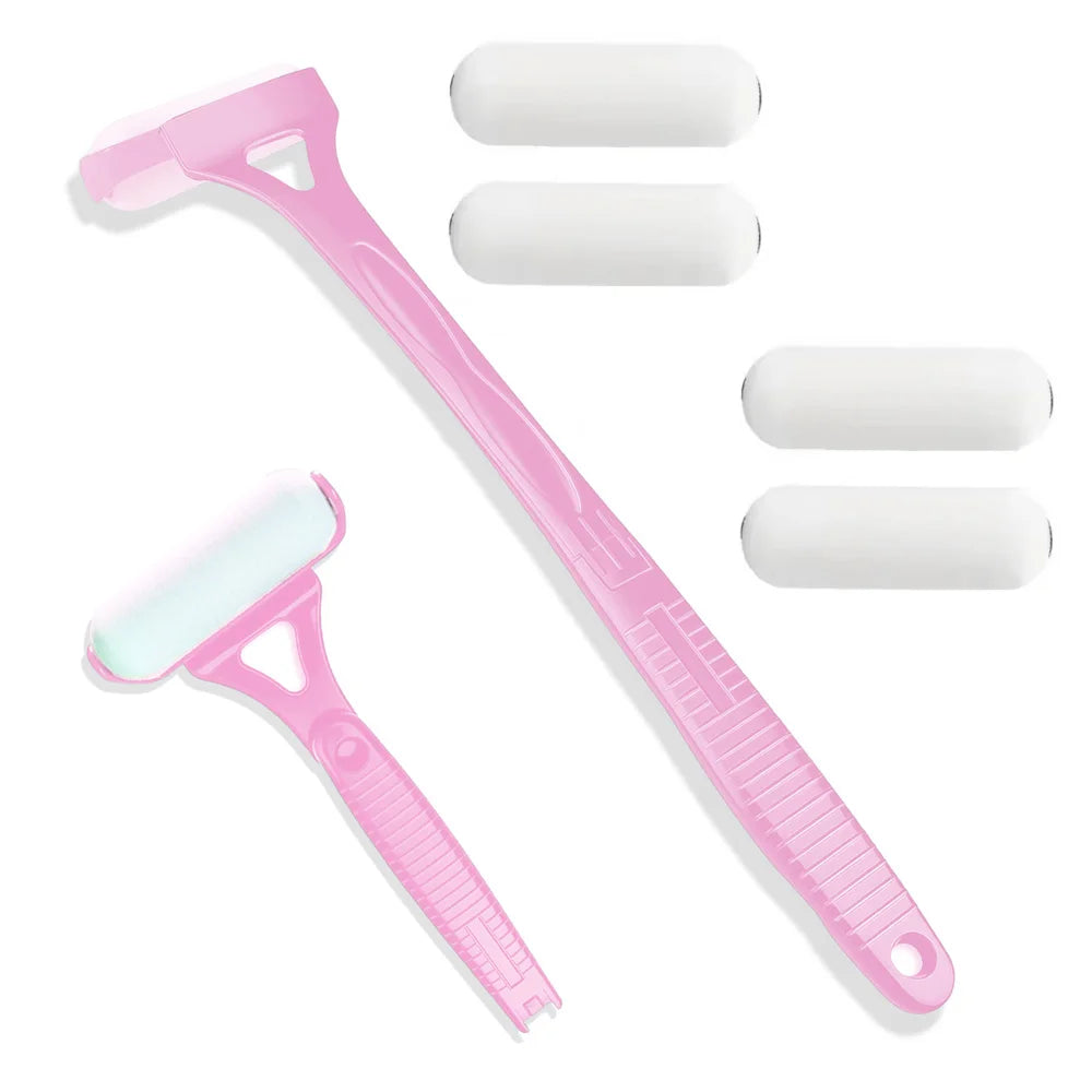 Lotion Applicator Self Sunscreen Tanning Back Applicator Stick Portable Long Handle Foldable With Two Replacement Heads