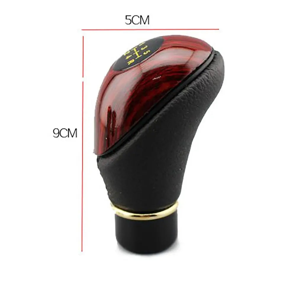 Durable Gear Stick Manual 5 Speed Wooden Gear Stick Knob Lever Gear Knob Manual Gear Lever Car Shift Knob Car Accessories