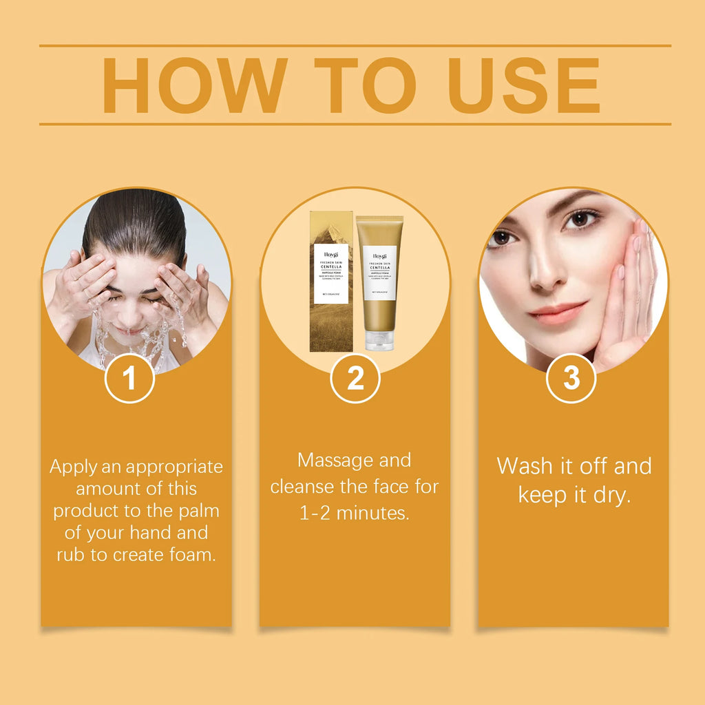 Eelhoe Centella 3-Step Skincare Set - Cleansing Oil, Foam & Serum