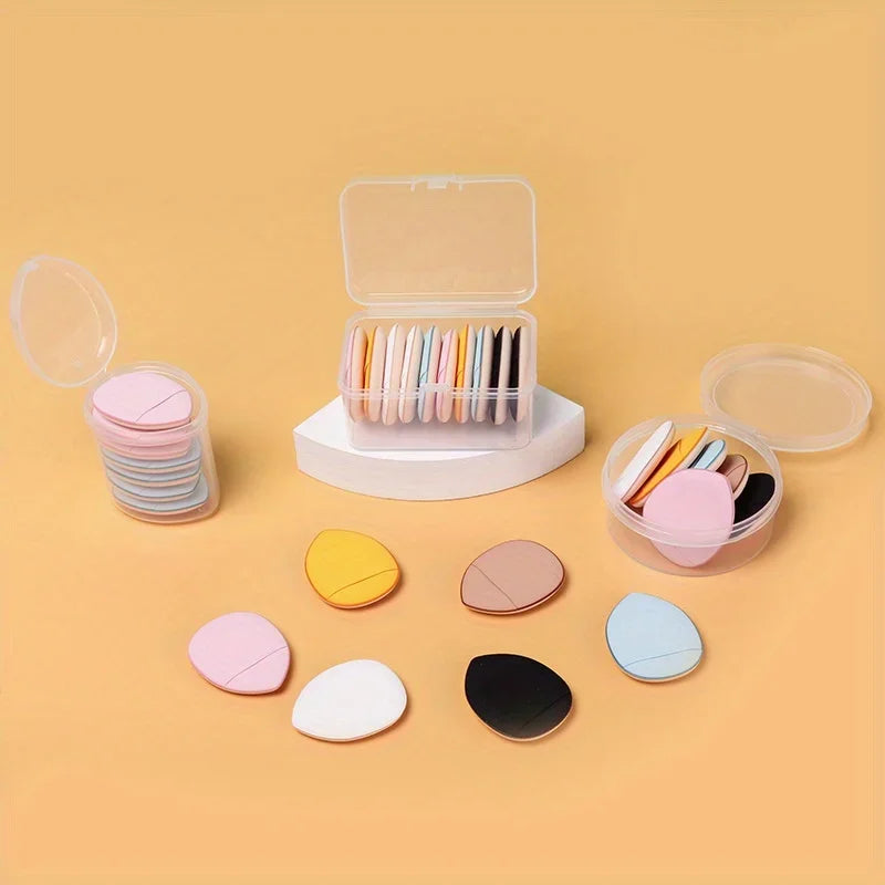 3/718pcs Fingertip Mini Puff Makeup Sponges For Foundation Powder Puffs For Loose Powder Air Cream Foundation Facial Makeup Puff