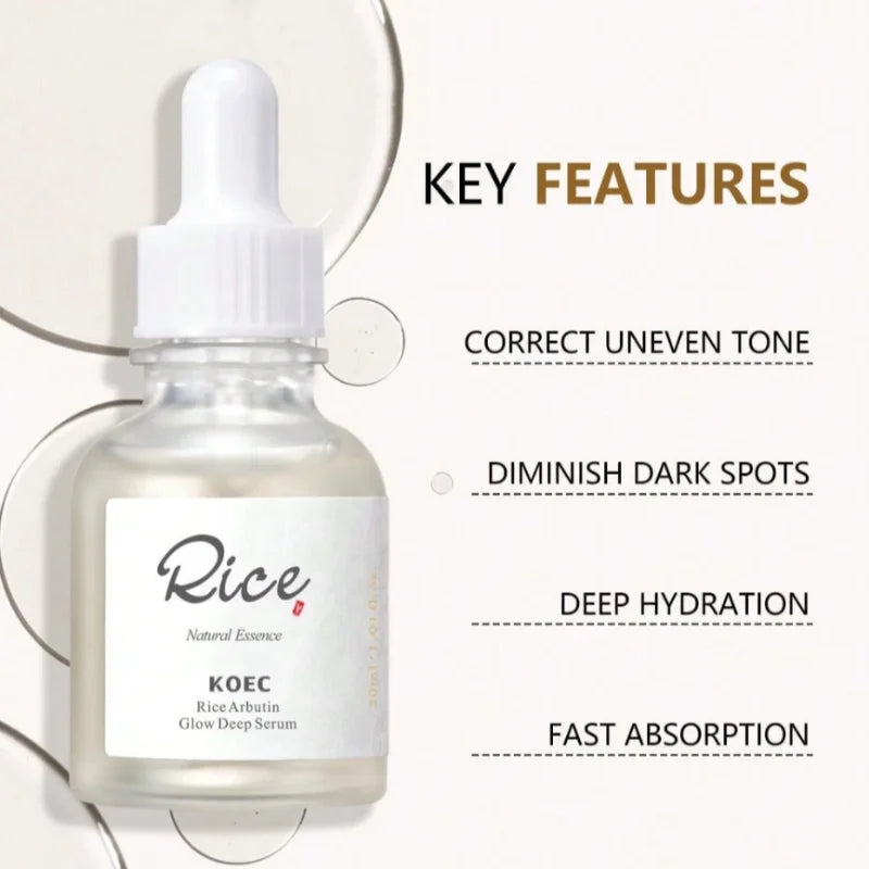 3pcs Rice Honey Facial Skincare Set Rice Extract Moisturizing Essence Facial Soothing Toner Honey Revitalizing Overnight Mask