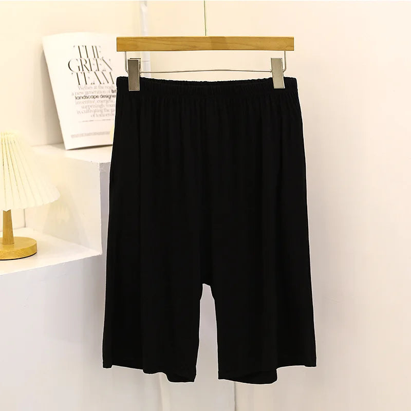 Fdfklak Women's Modal Pajama Pants - Knee Length Sleep Bottoms