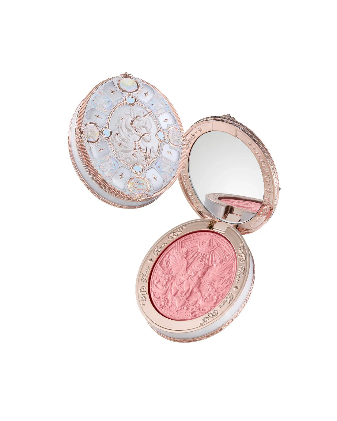 Flower Knows Knight Unicorn Series Embossed Blush Matte Face Palette