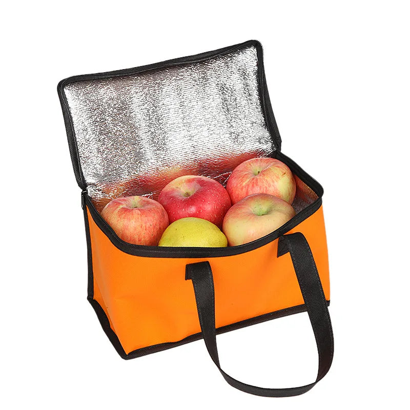 Nevera portátil para almuerzo, bolsa térmica plegable para entrega de cerveza, bolsa de picnic aislante, bolsa térmica para alimentos, transportador de bebidas, bolsas aislantes.