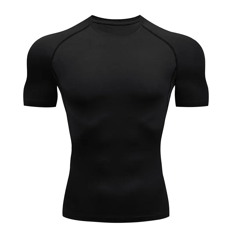 Men's Compression Turtleneck Long Sleeve Shirt - Athletic Gym Base Layer