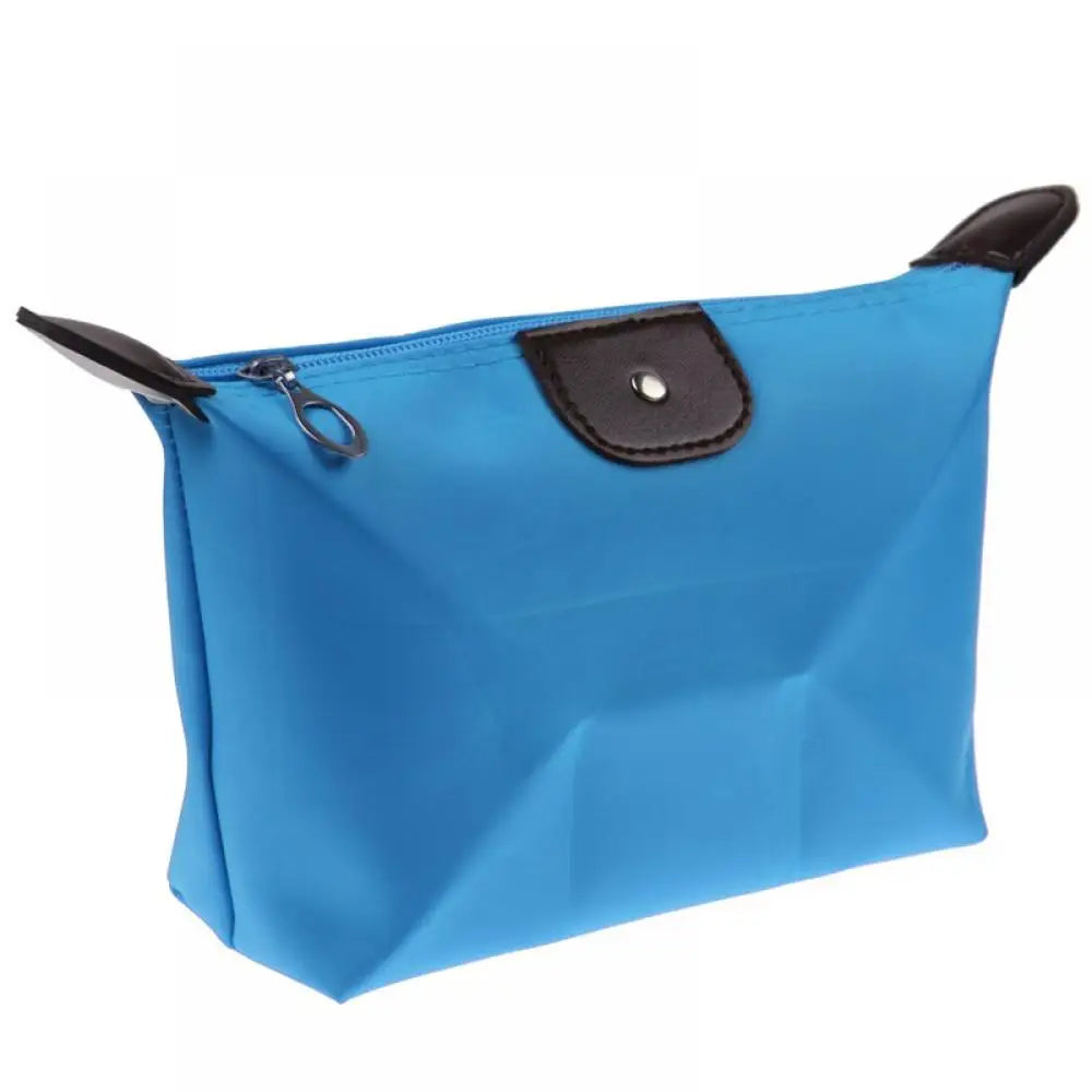 Korean Dumpling Cosmetic Bags Travel Handbag Portable Women'S Makeup Holder Toiletry Pouch Waterproof Candy Colored Beauty Purse