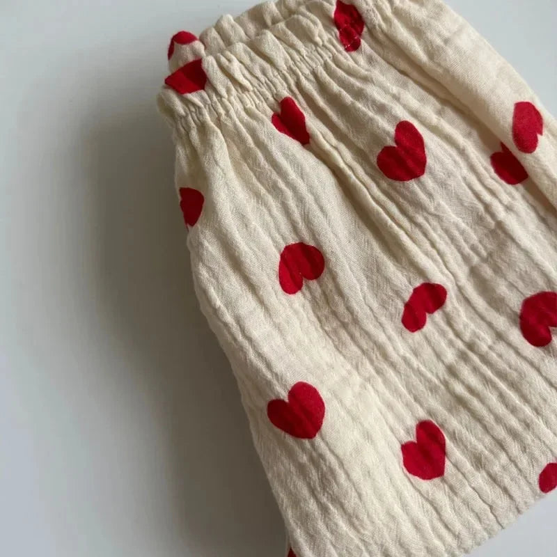 Baby Cotton Print Pants – Soft Muslin, Unisex, Ages 0-3Y