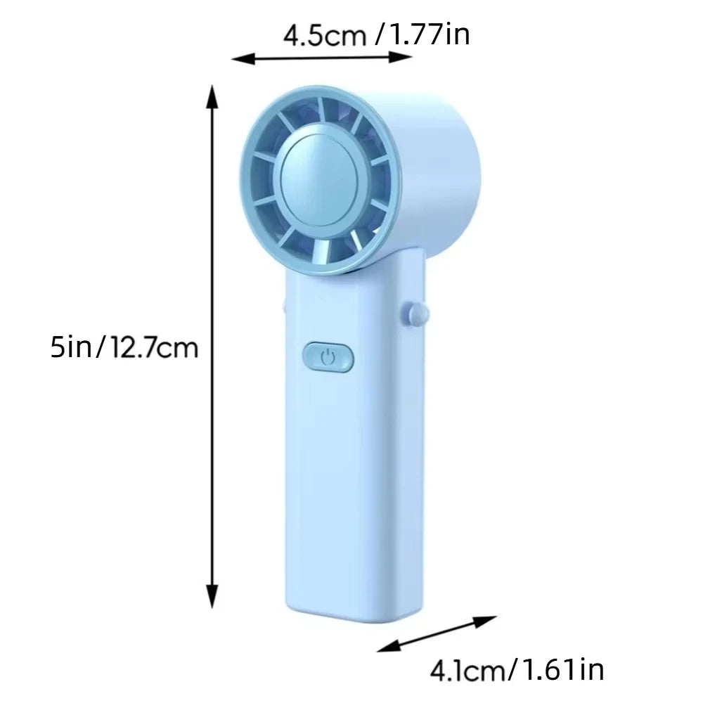 Mini Portable Neck Fan Foldable USB Rechargeable Handheld Fan Hands-Free Cooling for Travel Outdoor Summer