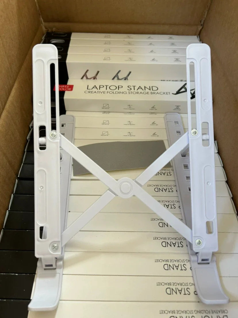 6‑Level Adjustable Laptop Stand - Foldable & Portable Design for 8‑14" Laptops & Tablets, Enhanced Ventilation & Heat Management