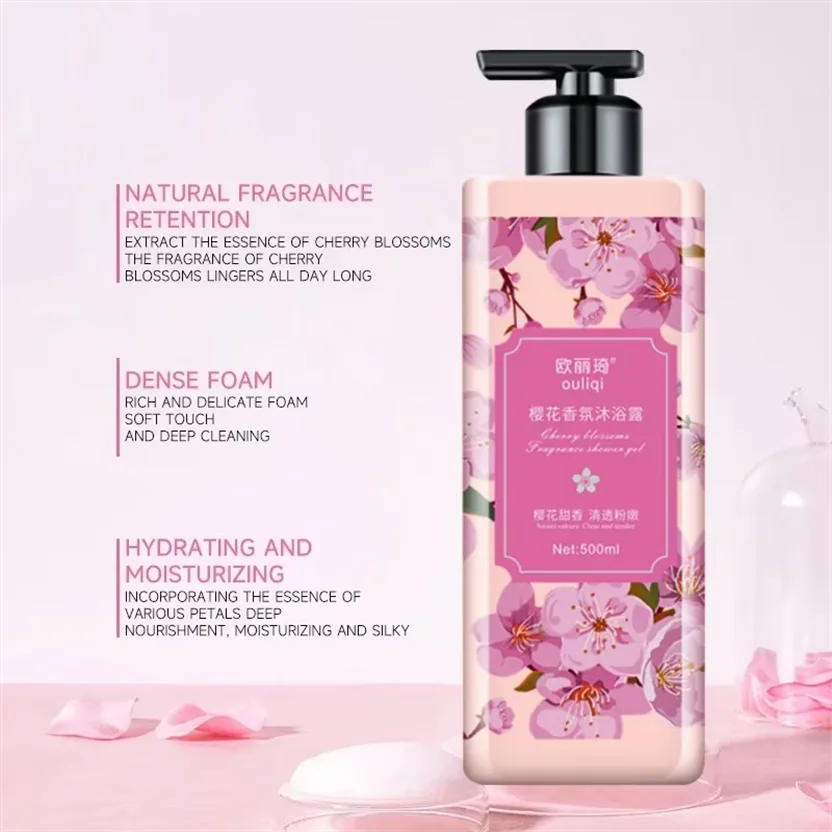 Niacinamide Sakura Fragrance Body Wash - Brightening Shower Gel