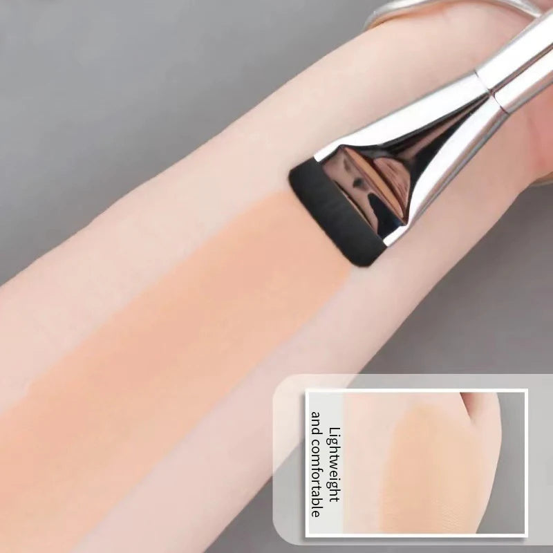 A Foundation Brush Ultra Thin Traceless Concealer Brush Mask Brush Flat Head No Powder Soft Hair Beauty Tools Makeupbrush