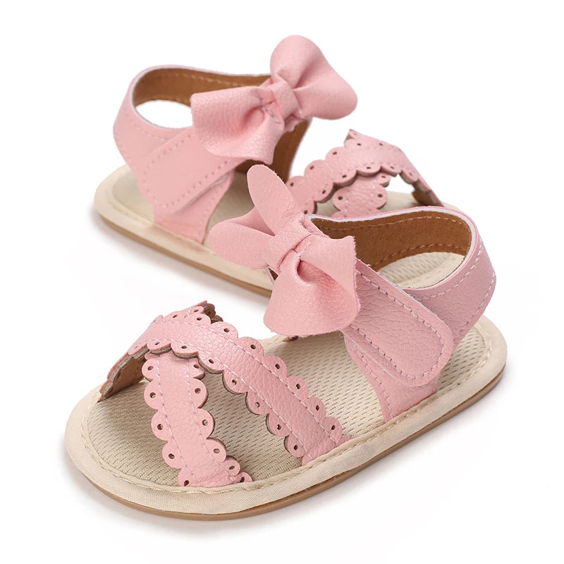 Summer newborn children's shoes, girls' sandals, children's shoes, outdoor casual walking shoes, 0-18 months old