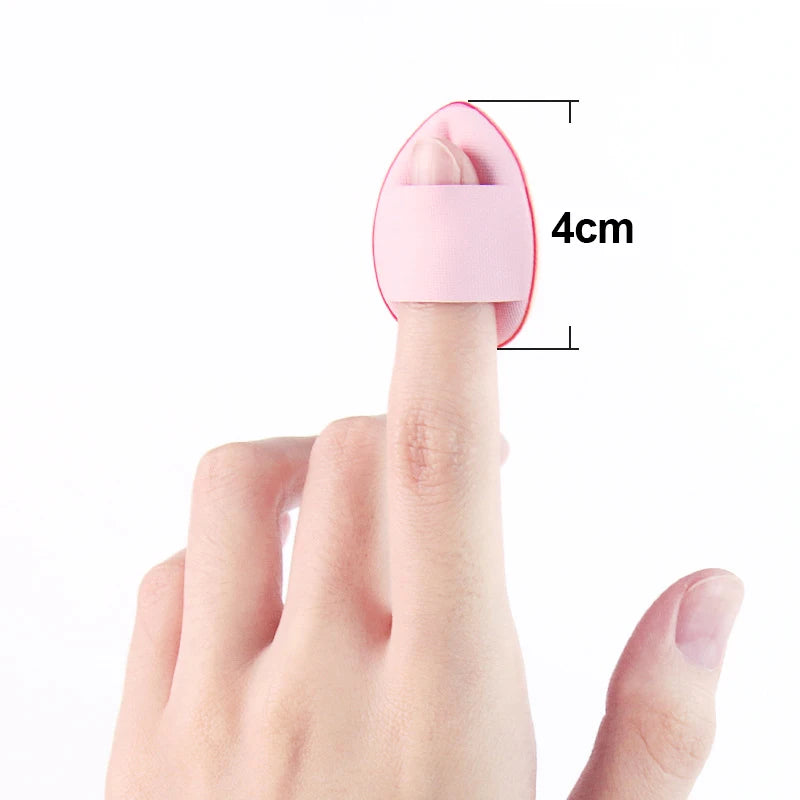5/10Pcs Mini Finger Puff Foundation Small Air Cushion Powder Sponge Face Concealer Bb Cream Cosmetic Applicator Makeup Tools