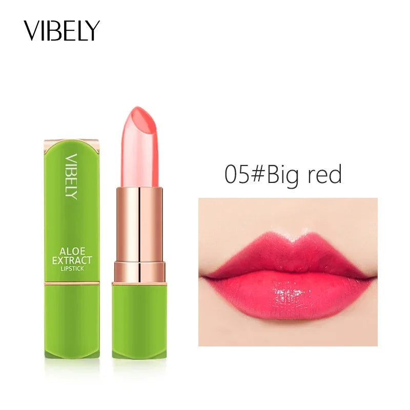 Aloe Vera Temperature Color Changing Jelly Lip Balm Moisturizing