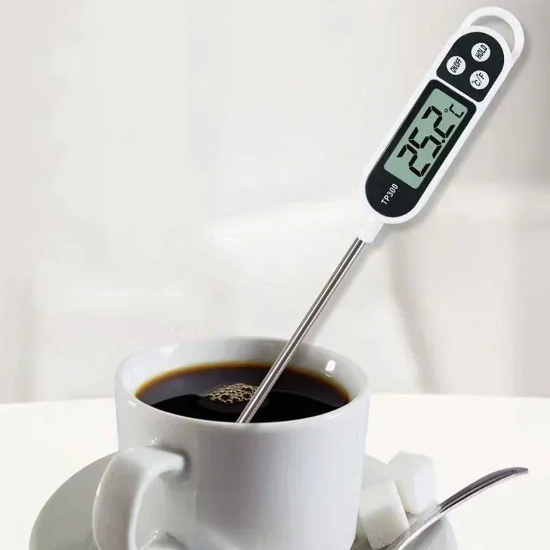 Termómetro de cocina digital para medir la temperatura de la carne, termómetro electrónico de alimentos con pantalla LCD