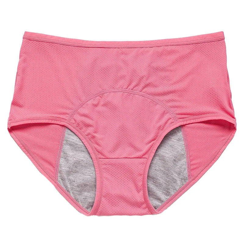 Leak Proof Menstrual Panties Plus Size L-8Xl Underwear Period Physiological Pants Women'S Waterproof Briefs Female Lingerie