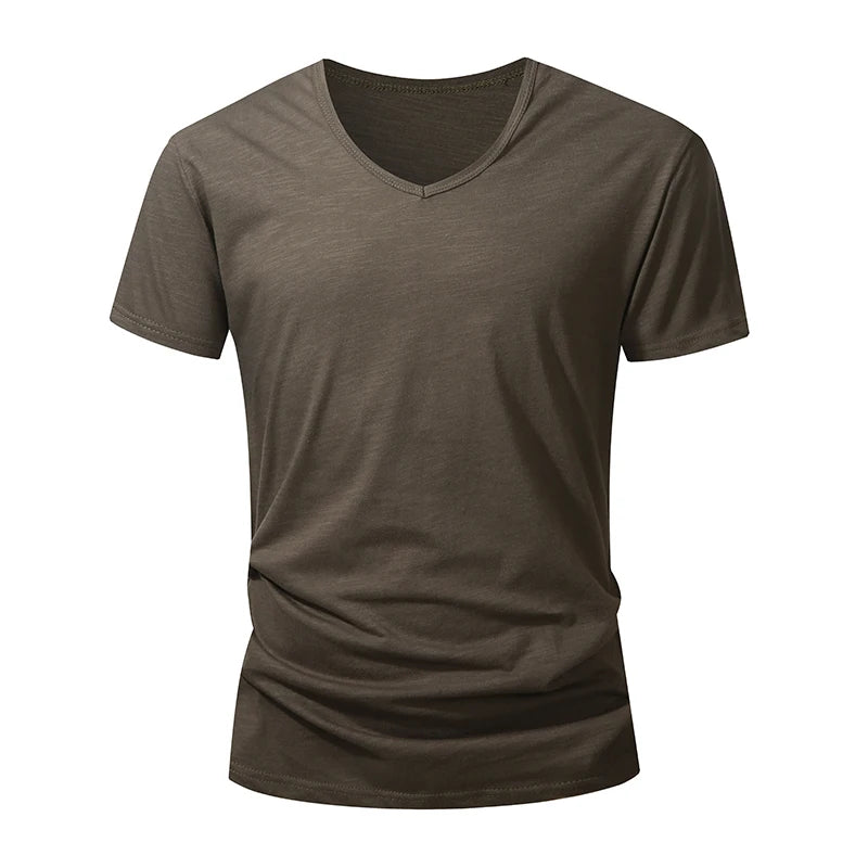100 Percent Cotton Men T Shirt Soft High Quality Short Sleeve Tee Casual Summer Wear For Men