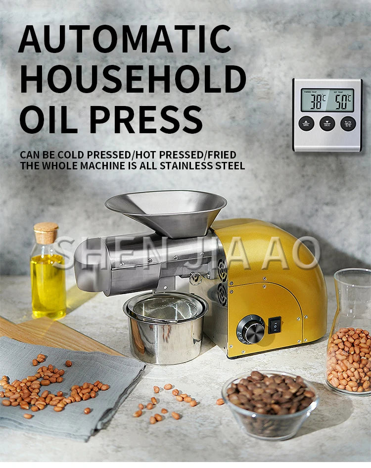 Oil Press Machine Oil Extractor Machine Manual Oil Press Hydraulic Press Oil Press Cold Press Oil Machine Oil Making Machine