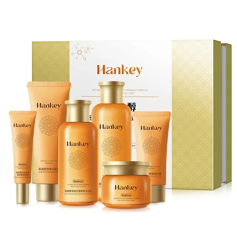 Polypeptide Moisturizing Anti-Wrinkle Set Reduces Fine Lines Repairs Skin Hydrates Brightens Anti-Aging Firming Skin care