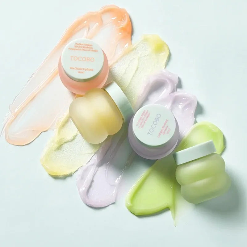 South Korean Skincare Brand Tocobo Ice Cream Texture Lip Mask Repair Ultra Moisturizing Lip Balm Hydrating Glow Non-irritating