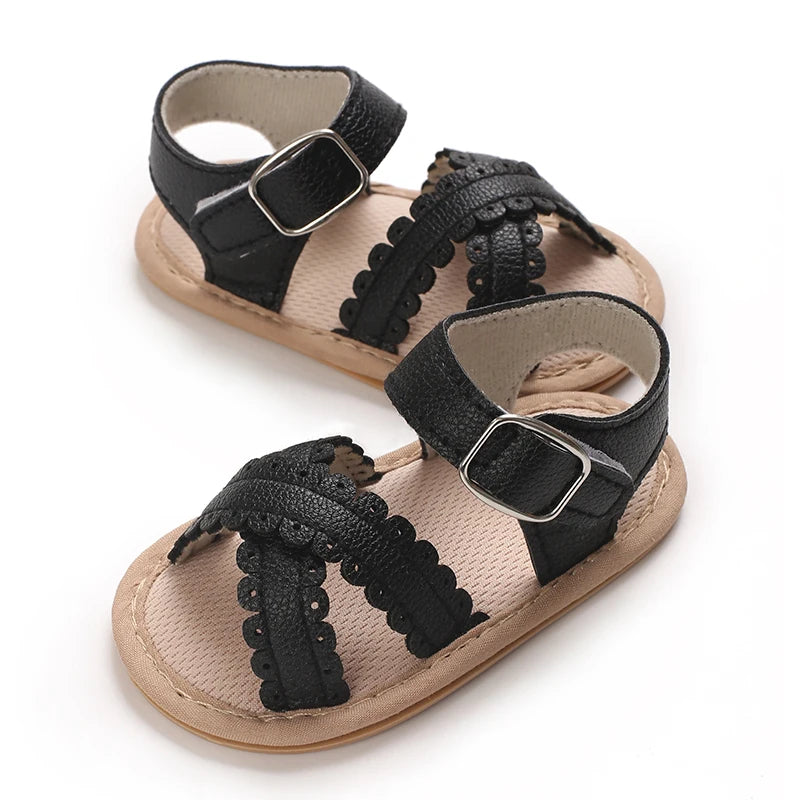 Summer newborn children's shoes, girls' sandals, children's shoes, outdoor casual walking shoes, 0-18 months old