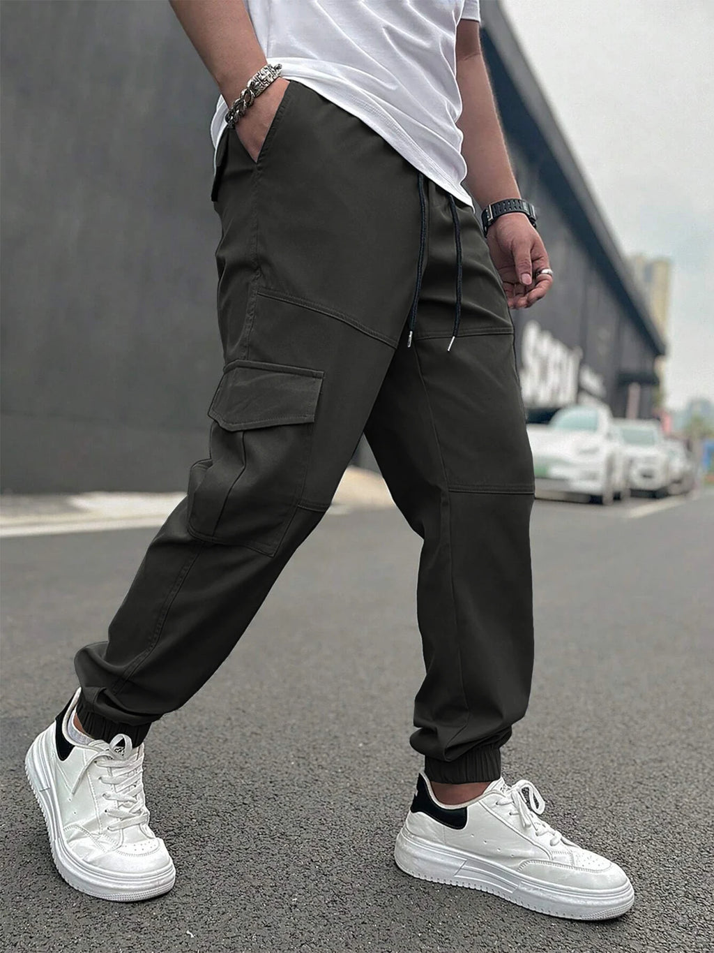 American Trendy Workwear Pants Casual Multi-Pocket Men's Harlan Loose Casual Trousers Comfortable Street Style Cargo Trousers