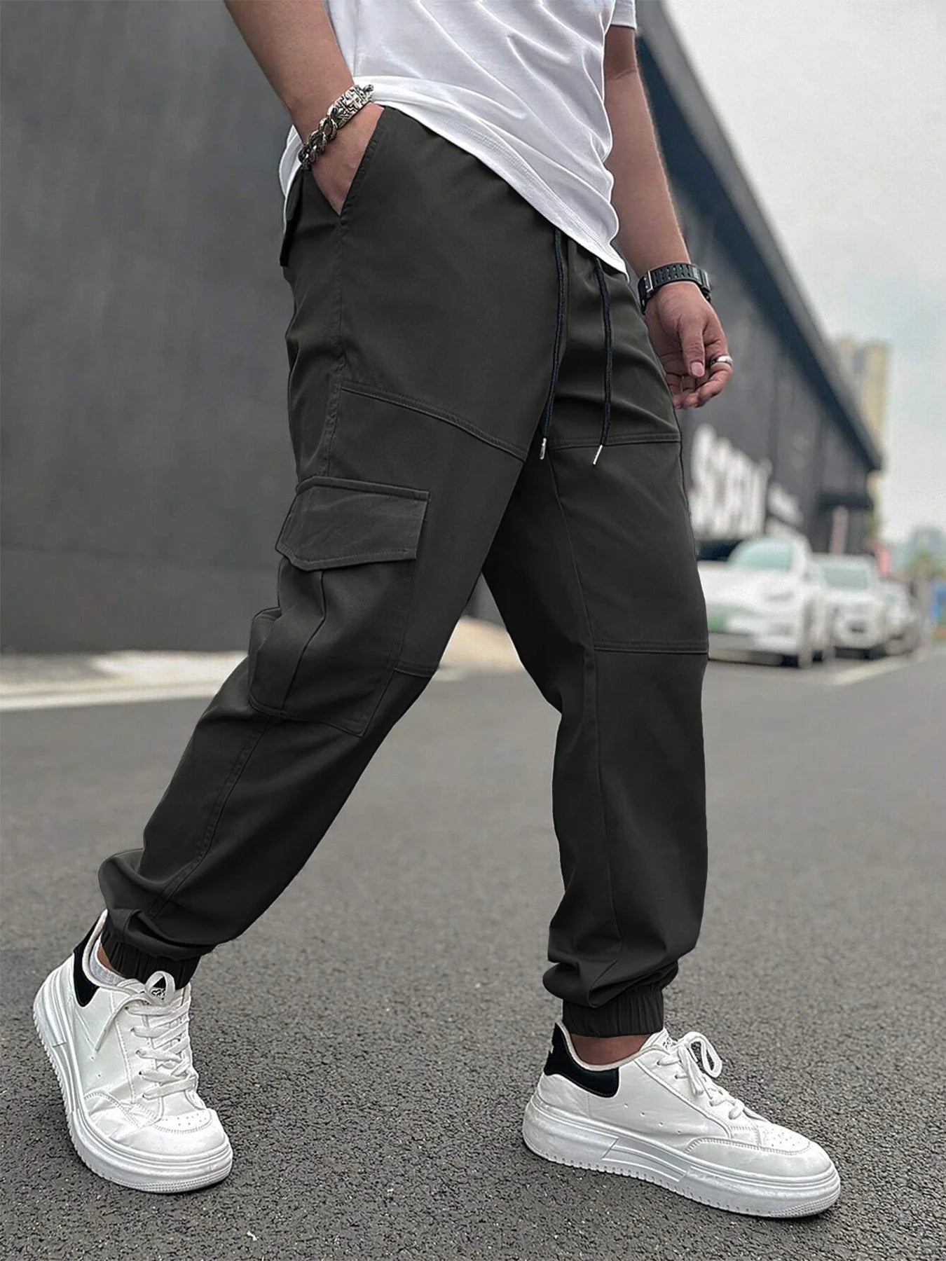 American Trendy Workwear Pants Casual Multi-Pocket Men's Harlan Loose Casual Trousers Comfortable Street Style Cargo Trousers