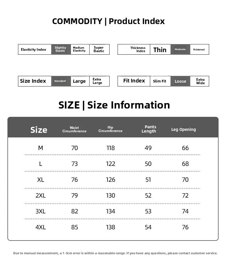 Men's Summer Ice Silk Thin Breathable Straight Leg Pants Five-Quarter Casual Shorts Polyester Fabric Comfortable Lightweight
