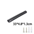 Soporte magnético para cuchillos, montado en la pared de la cocina, herramientas, absorbente, estante simple multifuncional, tira de plástico