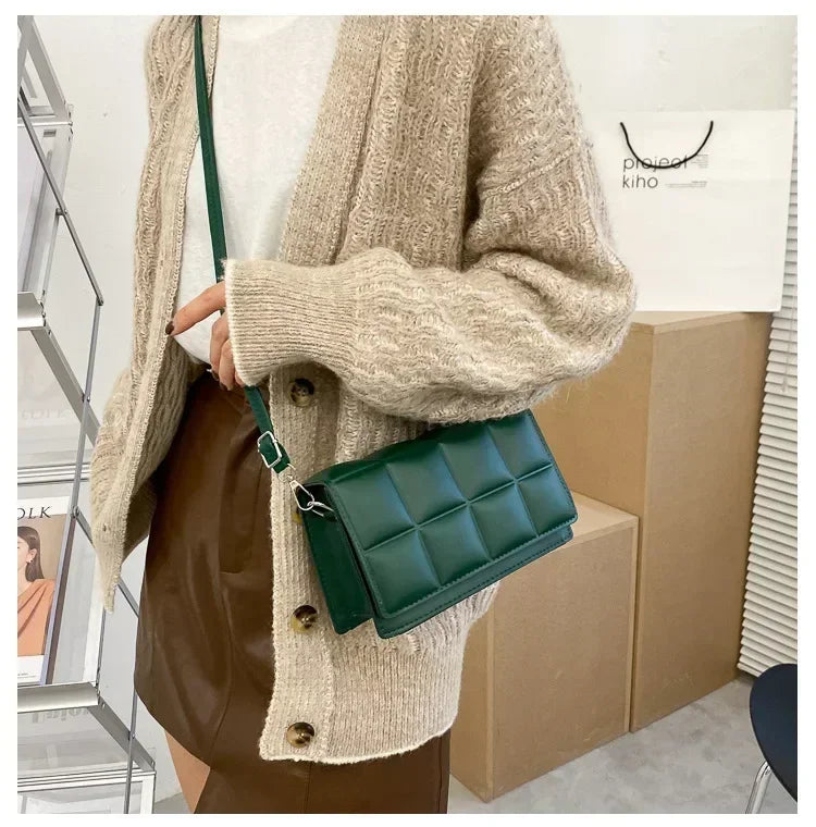 Women's Bag Fashion PU New 2024 Female Literary Single Shoulder Bags Minority Design Cross Body Fashion Handbags Bolsos