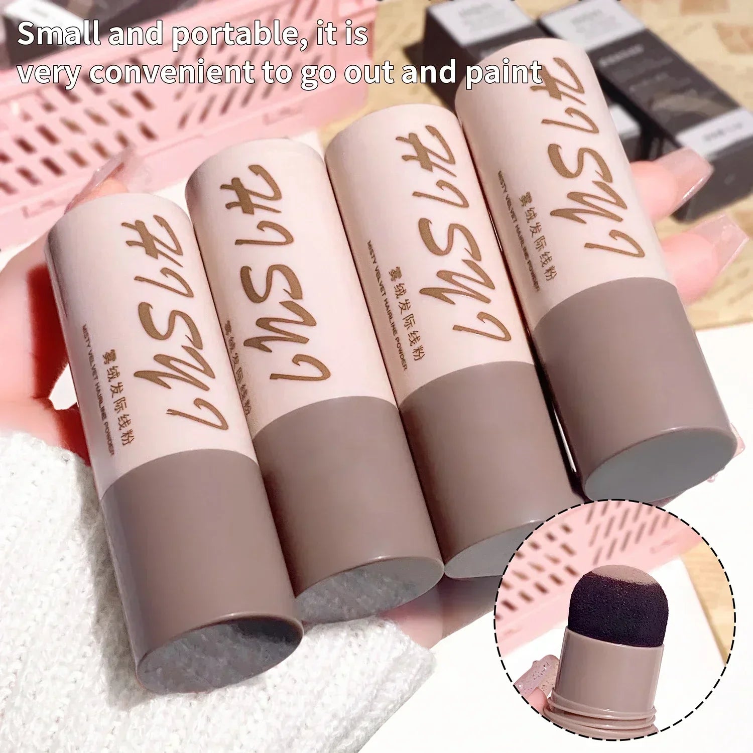 Hair Line Shadow Powder Waterproof Hair Root Cover Up Concealer Root Touch Up Makeup