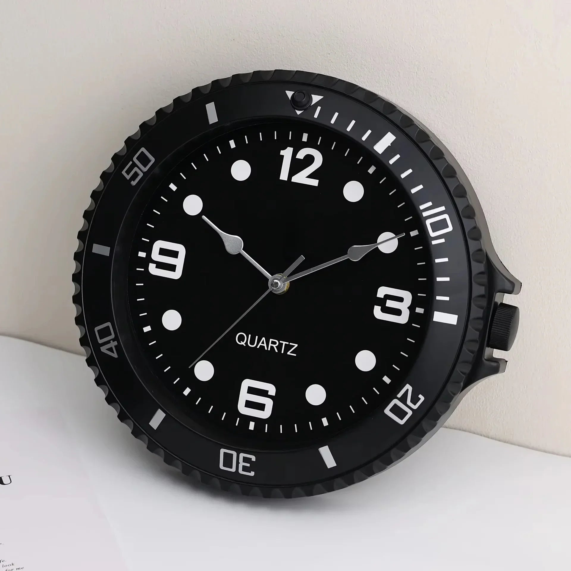 Creative Digital Wall Clock With Silent Quartz Movement For Modern Home Decor Enthusiasts