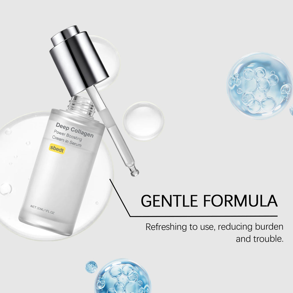 Deep Collagen Serum Moisturizing Brightening Skin Tone Improve Fine Line Enhance Elasticity Tightening Hydration Korean Skincare