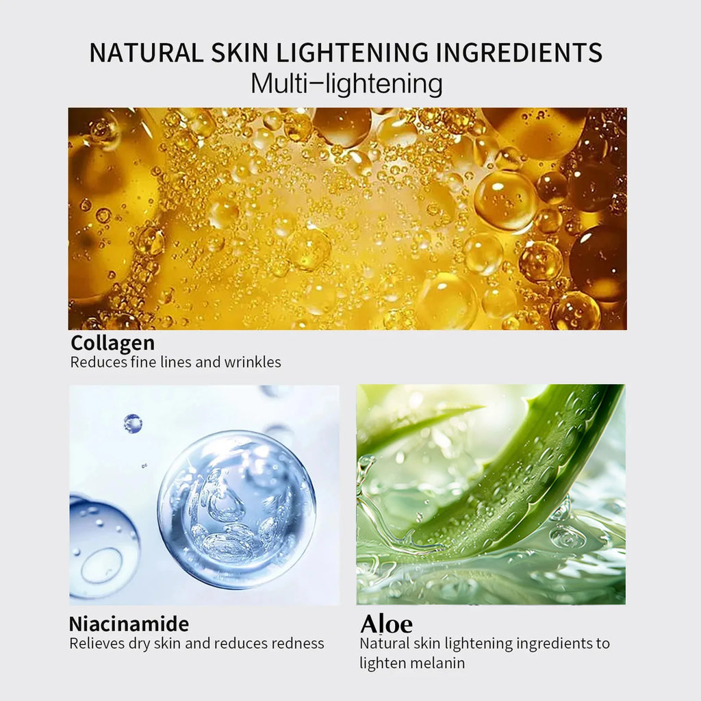 AILKE 5-in-1 Glutathione Skin Whitening Care Set for Face and Body