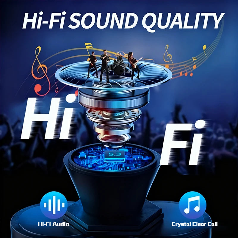 X-100-In-ear smart headphones,Wirelessheadphones, sports headphones, business car headphones, music headphones, retractable