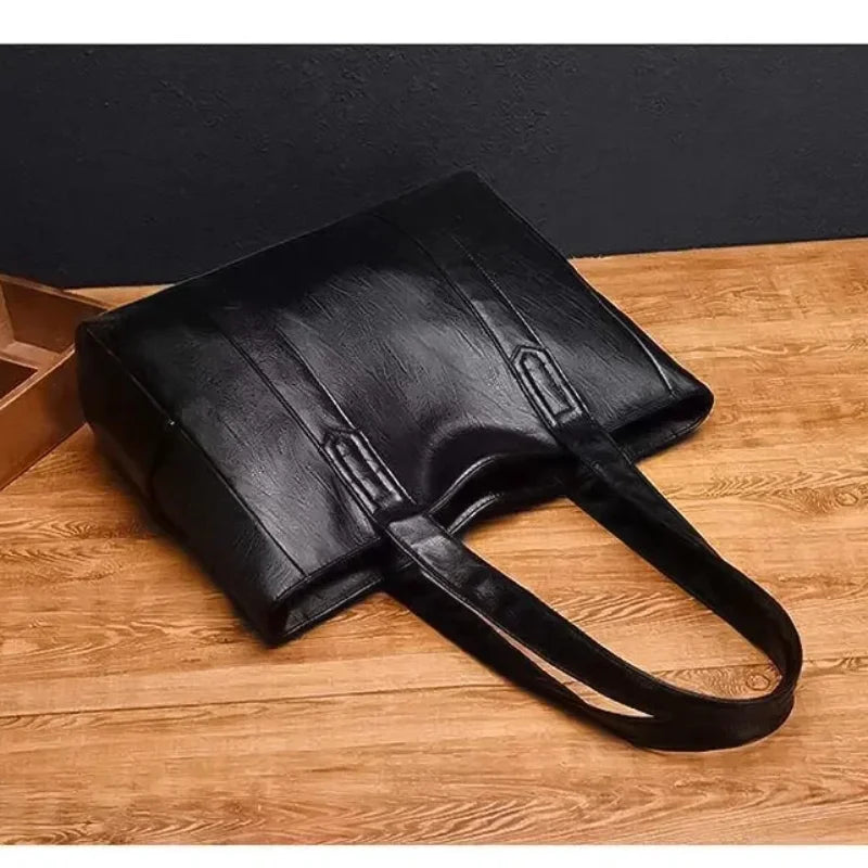 Large Capacity Tote Bag For Women Low-key High-end Texture Shoulder Bag Holiday Travel Tote Bag Korean Version Large Capacity
