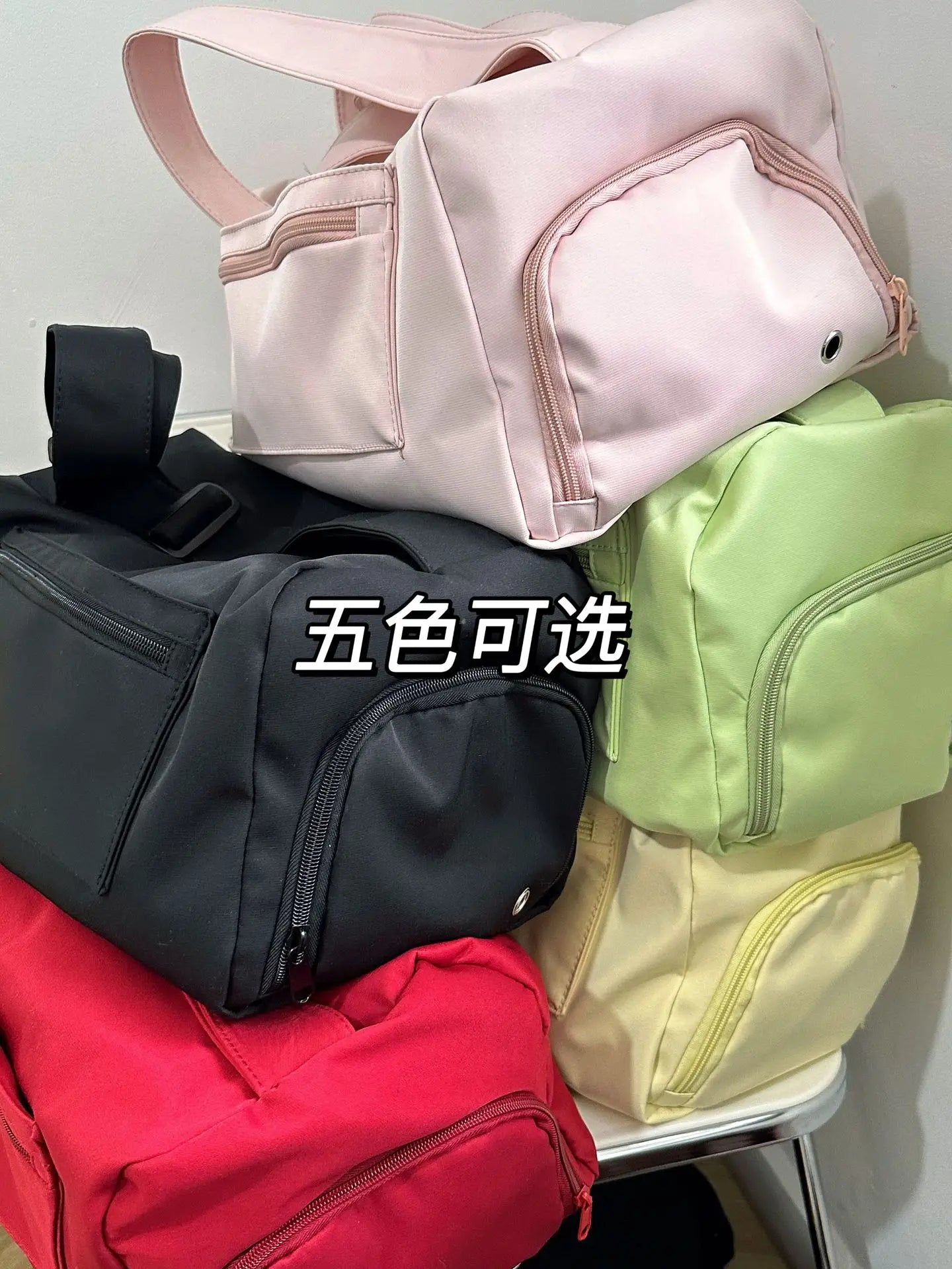 2026 New Women Large Capacity Canvas Crossbody Travel Tote Bag Casual Shoulder Messenger Bag Sports Yoga Satchel Handbags Female