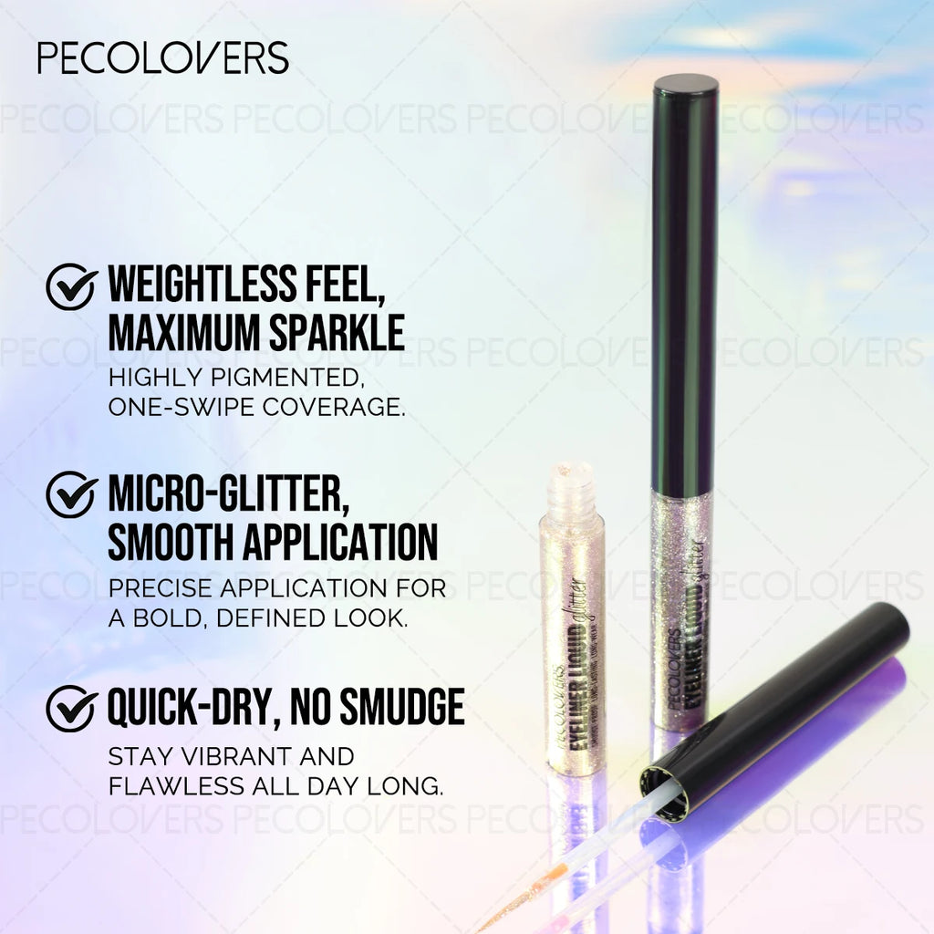 Pearl Diamond Eyeliner Liquid,Sparkling Eye Shadow,Everyday Makeup, Highshine Finish,Waterproof Makeup