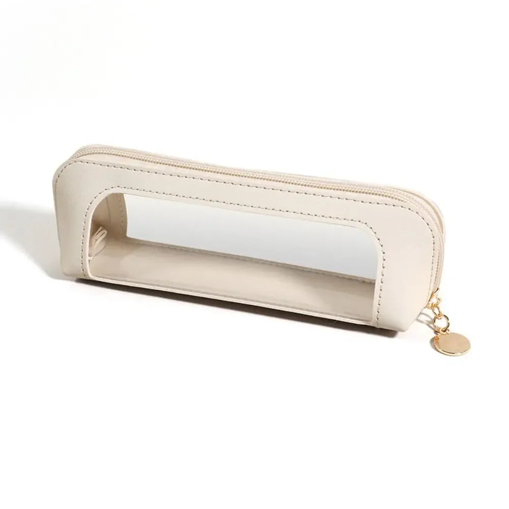 Cosmetic Bag Organizer Portable PU Leather Makeup Case For Travel Brushes And Toiletries For Travelers