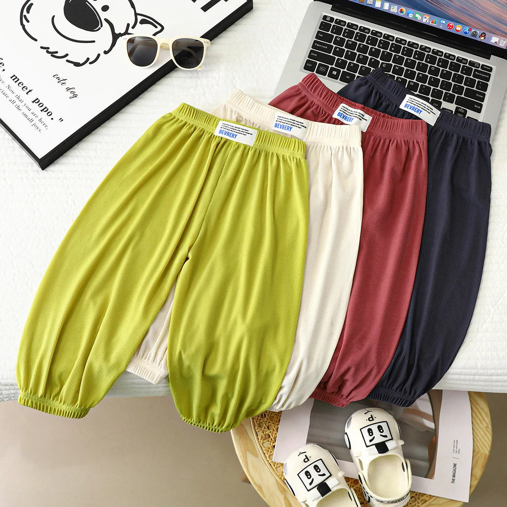 Kids Pants Summer Mosquito Proof Pants Girls Trousers Baby Clothing Casual Pants Boys Pajamas Pants
