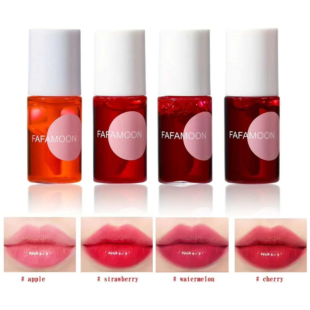 Fruity Lip Tint Water Gloss Lipstick Hydrating Waterproof Long Lasting Color For All Day Wear
